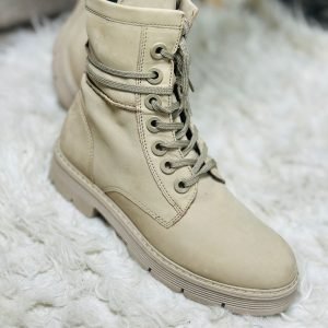 Brown hook shoes