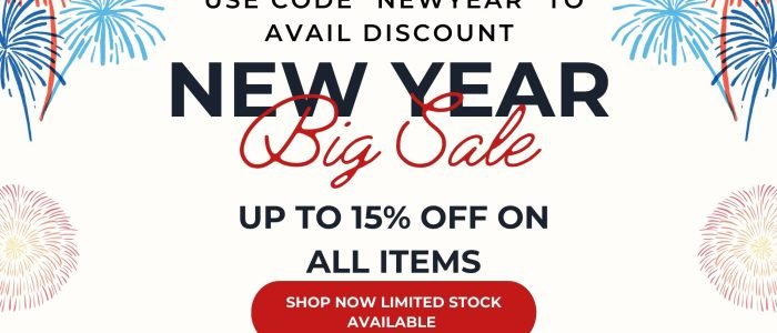 Red And Blue Simple New Year Sale A4 Landscape (1)